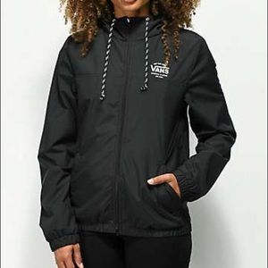 Black Vans Windbreaker